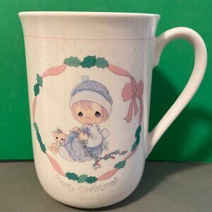 Precious Moments Mug ~ Merry Christmas ~ 1991 ~ Samuel J. Butcher ~ 515981/M
